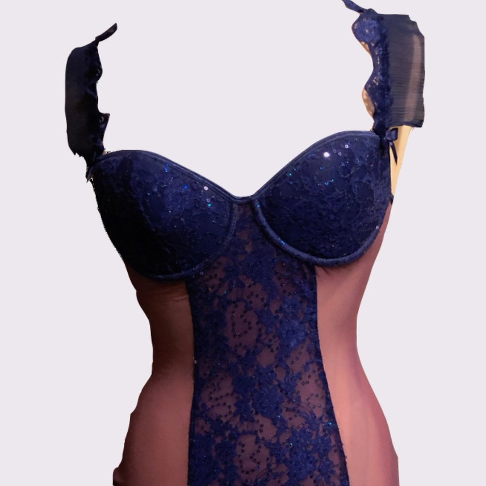 Blue/Purple Dreamgirl Babydoll Lingerie